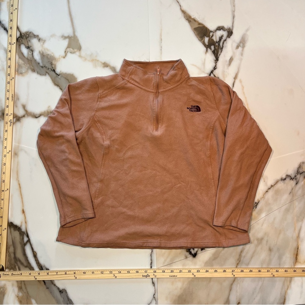 The North Face Soft Fleece Quarter-Zip in Dusty Rose